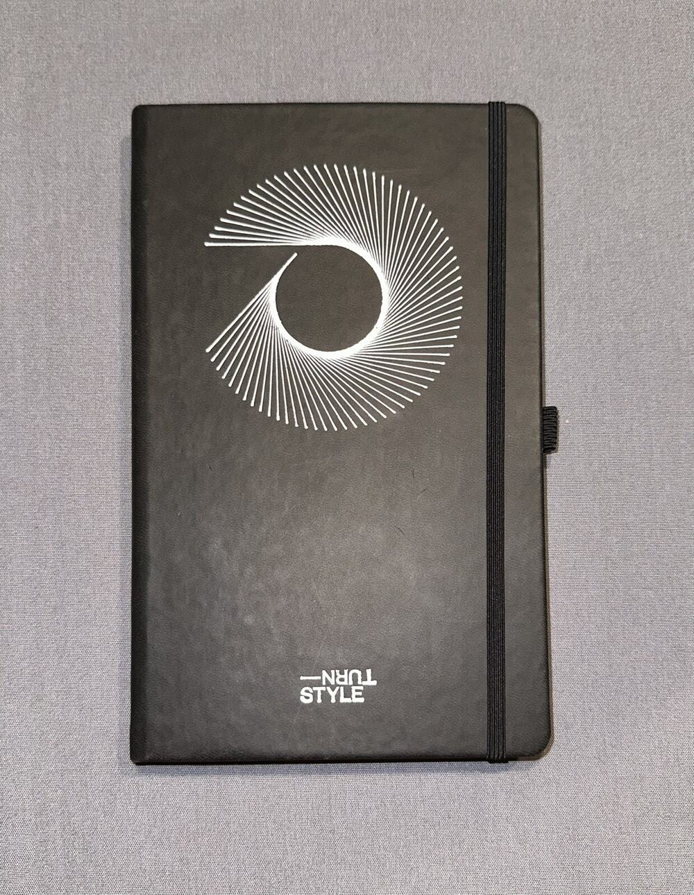 Castelli Turnstyle Made in Italy Black Notebook Notes Blank Diary Hardcover NEW